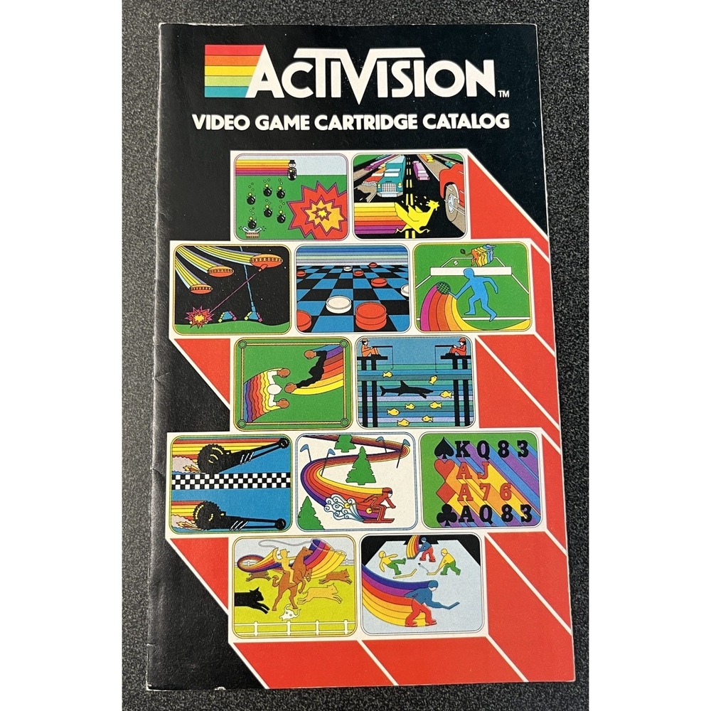 Activision Video Game Cartridge Catalog Insert Only 1981